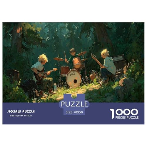 Musik Partei Puzzle 1000 Teiliges Herausforderungsspielzeug Erwachsene Und Ab 12 Jahren Wald Familienfreizeit Familienbildungsspiel Kreativ Geschenk Für Home Dekoration 70x50cm 1000pcs Musik Partei Puzzle 1000 Teiliges Herausforderungsspielzeug Erwachsene Und Ab 12 Jahren Wald Familienfreizeit Familienbildungsspiel Kreativ Geschenk Für Home Dekoration 70x50cm 1000pcs von NQLIQOZKD
