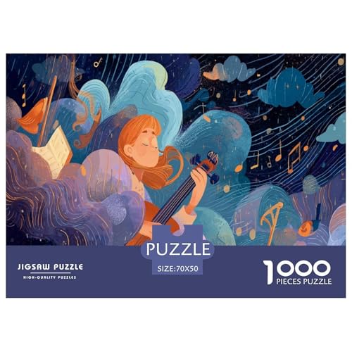 Musik Puzzle 1000 Teiliges Herausforderungsspielzeug Erwachsene Und Kinder Romantik Bildungsherausforderung Kreativ Geschenk Für Home Dekoration 70x50cm 1000pcs Musik Puzzle 1000 Teiliges Herausforderungsspielzeug Erwachsene Und Kinder Romantik Bildungsherausforderung Kreativ Geschenk Für Home Dekoration 70x50cm 1000pcs von NQLIQOZKD