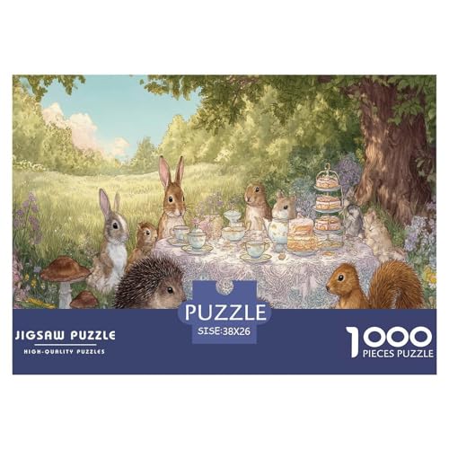 Nachmittagstee Puzzle 1000 Teiliges Herausforderungsspielzeug Erwachsene Und Ab 12 Jahren Tier Familienfreizeit Puzzle Familienbildungsspiel Entspannung Geschenk Für Home Dekoration 38x26cm 1000pcs Nachmittagstee Puzzle 1000 Teiliges Herausforderungsspielzeug Erwachsene Und Ab 12 Jahren Tier Familienfreizeit Puzzle Familienbildungsspiel Entspannung Geschenk Für Home Dekoration 38x26cm 1000pcs von NQLIQOZKD