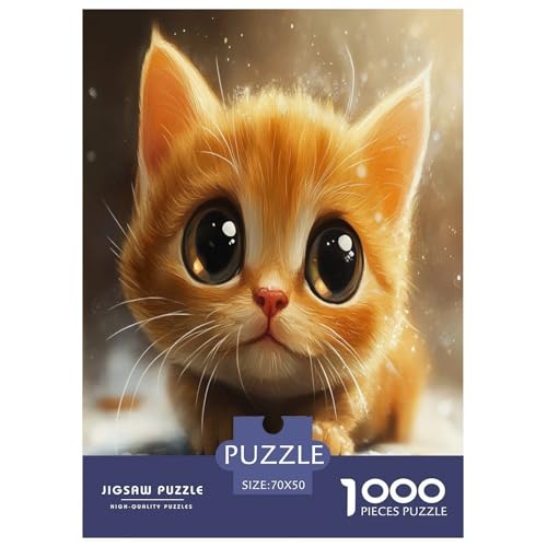 Niedliche Katze Puzzle 1000-teilige Schwer Puzzle Spielzeug Pädagogisches Spiel Impossible Herausforderung Spielzeug Für Erwachsene Kinder 70x50cm/1000pcs Niedliche Katze Puzzle 1000-teilige Schwer Puzzle Spielzeug Pädagogisches Spiel Impossible Herausforderung Spielzeug Für Erwachsene Kinder 70x50cm/1000pcs von NQLIQOZKD
