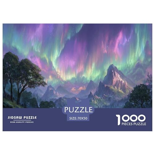 Nordlicht Puzzle 1000 Teile Herausforderungsspielzeug Erwachsene Und Kinder Wald Kreatives Puzzle Bildungsherausforderung Entspannung Geschenk Für Home Dekoration 70x50cm 1000pcs Nordlicht Puzzle 1000 Teile Herausforderungsspielzeug Erwachsene Und Kinder Wald Kreatives Puzzle Bildungsherausforderung Entspannung Geschenk Für Home Dekoration 70x50cm 1000pcs von NQLIQOZKD