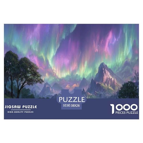 Nordlicht Puzzle 1000 Teiliges Herausforderungsspielzeug Erwachsene Und Kinder Wald Puzzlespiel Familienbildungsspiel Geschenk Für Home Dekoration 38x26cm 1000pcs Nordlicht Puzzle 1000 Teiliges Herausforderungsspielzeug Erwachsene Und Kinder Wald Puzzlespiel Familienbildungsspiel Geschenk Für Home Dekoration 38x26cm 1000pcs von NQLIQOZKD