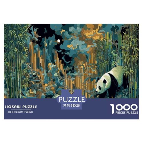 Panda Puzzle 1000 Teiliges Herausforderungsspielzeug Erwachsene Und Ab 12 Jahren Bambus Puzzlespiel Bildungsherausforderung Entspannung Geschenk Für Home Dekoration 38x26cm 1000pcs Panda Puzzle 1000 Teiliges Herausforderungsspielzeug Erwachsene Und Ab 12 Jahren Bambus Puzzlespiel Bildungsherausforderung Entspannung Geschenk Für Home Dekoration 38x26cm 1000pcs von NQLIQOZKD