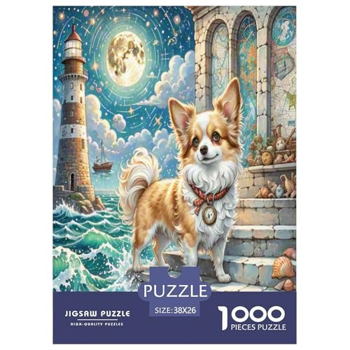 Papillon Puzzles 1000 Teile Schwer Puzzle Spielzeug Pädagogisches Spiel Impossible Herausforderung Spielzeug Für Erwachsene Kinder 38x26cm/1000pcs von NQLIQOZKD