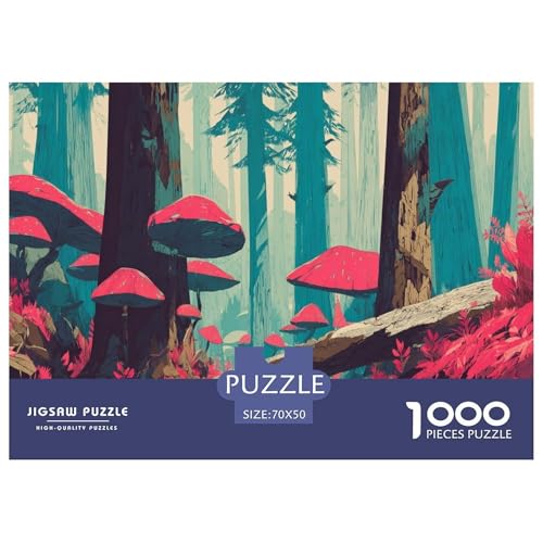 Pilz Puzzle 1000 Teile Herausforderungsspielzeug Erwachsene Und Kinder Fantastisch Kreatives Puzzle Familienbildungsspiel Entspannung Geschenk Für Home Dekoration 70x50cm 1000pcs Pilz Puzzle 1000 Teile Herausforderungsspielzeug Erwachsene Und Kinder Fantastisch Kreatives Puzzle Familienbildungsspiel Entspannung Geschenk Für Home Dekoration 70x50cm 1000pcs von NQLIQOZKD