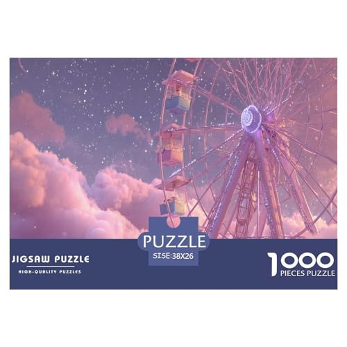 Riesenrad Puzzle 1000 Teile für Erwachsene 12+ Romantik Design Familienfreizeit Spiel Kreatives Puzzle Home Dekoration Geschenk 38x26cm 1000pcs Riesenrad Puzzle 1000 Teile für Erwachsene 12+ Romantik Design Familienfreizeit Spiel Kreatives Puzzle Home Dekoration Geschenk 38x26cm 1000pcs von NQLIQOZKD