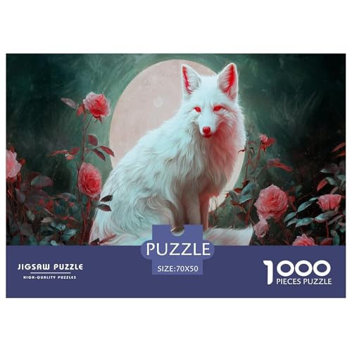 Silver Fuchs Puzzle 1000 Teile Herausforderungsspielzeug Erwachsene Und Ab 12 Jahren Vollmond Kreatives Puzzle Bildungsspiel Geschenk Für Home Dekoration 70x50cm 1000pcs Silver Fuchs Puzzle 1000 Teile Herausforderungsspielzeug Erwachsene Und Ab 12 Jahren Vollmond Kreatives Puzzle Bildungsspiel Geschenk Für Home Dekoration 70x50cm 1000pcs von NQLIQOZKD