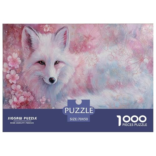 Silver Fuchs Puzzle 1000 Teile Herausforderungsspielzeug Für Erwachsene Traumhaftes Puzzle Bildungsherausforderung Entspannung Geschenk Für Home Dekoration 70x50cm 1000pcs Silver Fuchs Puzzle 1000 Teile Herausforderungsspielzeug Für Erwachsene Traumhaftes Puzzle Bildungsherausforderung Entspannung Geschenk Für Home Dekoration 70x50cm 1000pcs von NQLIQOZKD