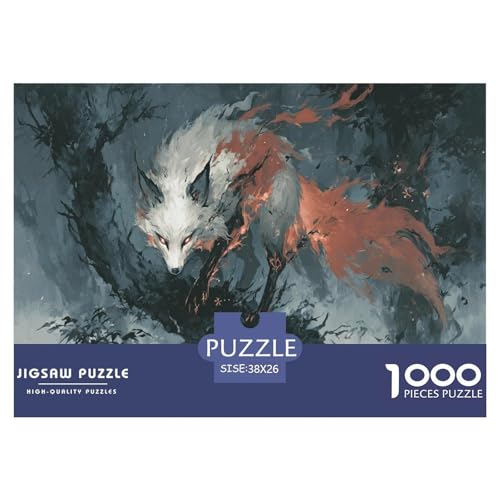 Silver Fuchs Puzzle 1000 Teile Herausforderungsspielzeug Für Erwachsene Tuschmalerei Familienfreizeit Puzzle Bildungsherausforderung Geschenk Für Home Dekoration 38x26cm 1000pcs Silver Fuchs Puzzle 1000 Teile Herausforderungsspielzeug Für Erwachsene Tuschmalerei Familienfreizeit Puzzle Bildungsherausforderung Geschenk Für Home Dekoration 38x26cm 1000pcs von NQLIQOZKD