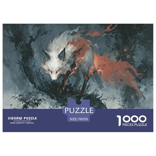 Silver Fuchs Puzzle 1000 Teile Herausforderungsspielzeug Für Erwachsene Tuschmalerei Kreatives Puzzle Bildungsherausforderung Geschenk Für Home Dekoration 70x50cm 1000pcs Silver Fuchs Puzzle 1000 Teile Herausforderungsspielzeug Für Erwachsene Tuschmalerei Kreatives Puzzle Bildungsherausforderung Geschenk Für Home Dekoration 70x50cm 1000pcs von NQLIQOZKD