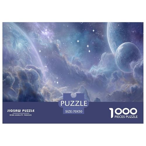 Universum Puzzle 1000 Teiliges Herausforderungsspielzeug Erwachsene Und Ab 12 Jahren Planet Puzzlespiel Bildungsherausforderung Geschenk Für Home Dekoration 70x50cm/1000pcs von NQLIQOZKD