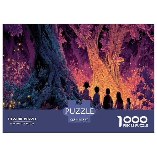Wald Puzzle 1000 Teile Herausforderungsspielzeug Erwachsene Und Ab 12 Jahren Fee Tale Kreatives Puzzle Familienbildungsspiel Entspannung Geschenk Für Home Dekoration 70x50cm 1000pcs Wald Puzzle 1000 Teile Herausforderungsspielzeug Erwachsene Und Ab 12 Jahren Fee Tale Kreatives Puzzle Familienbildungsspiel Entspannung Geschenk Für Home Dekoration 70x50cm 1000pcs von NQLIQOZKD