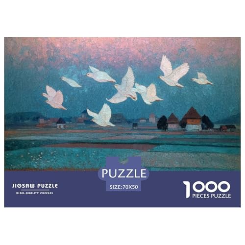 Weiße Taube Puzzle 1000 Teile Herausforderungsspielzeug Für Erwachsene Ruhe Familienfreizeit Puzzle Familienbildungsspiel Kreativ Geschenk Für Home Dekoration 70x50cm 1000pcs Weiße Taube Puzzle 1000 Teile Herausforderungsspielzeug Für Erwachsene Ruhe Familienfreizeit Puzzle Familienbildungsspiel Kreativ Geschenk Für Home Dekoration 70x50cm 1000pcs von NQLIQOZKD