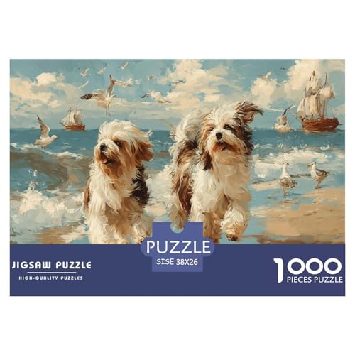 Welpe Puzzle 1000 Teile Herausforderungsspielzeug Erwachsene Und Ab 12 Jahren Heilung Familienfreizeit Puzzle Bildungsherausforderung Entspannung Geschenk Für Home Dekoration 38x26cm 1000pcs Welpe Puzzle 1000 Teile Herausforderungsspielzeug Erwachsene Und Ab 12 Jahren Heilung Familienfreizeit Puzzle Bildungsherausforderung Entspannung Geschenk Für Home Dekoration 38x26cm 1000pcs von NQLIQOZKD