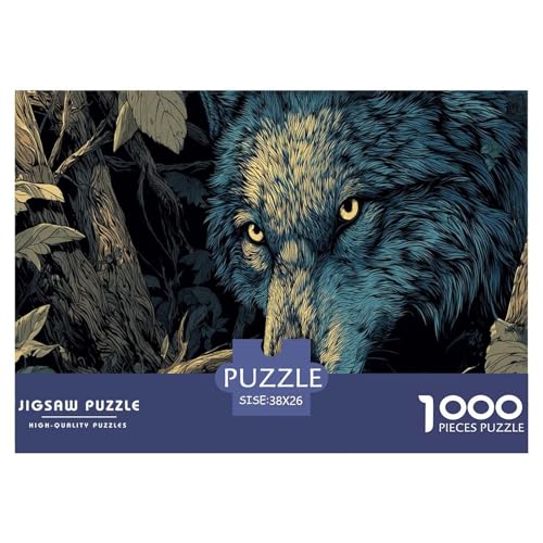 Wolf Puzzle 1000 Teiliges Herausforderungsspielzeug Für Erwachsene Dunkle Nacht Familienfreizeit Puzzle Bildungsherausforderung Geschenk Für Home Dekoration 38x26cm 1000pcs Wolf Puzzle 1000 Teiliges Herausforderungsspielzeug Für Erwachsene Dunkle Nacht Familienfreizeit Puzzle Bildungsherausforderung Geschenk Für Home Dekoration 38x26cm 1000pcs von NQLIQOZKD