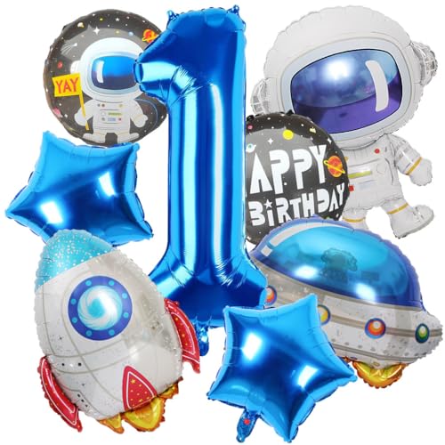 Weltraum Luftballon 1th Foil Balloons Junge Geburtstag Dekoration Für Jungen Raum Thema Party Geburtstag Party Zubehör Dekoration Weltraum Luftballon 1th Foil Balloons Junge Geburtstag Dekoration Für Jungen Raum Thema Party Geburtstag Party Zubehör Dekoration von NQZWZB