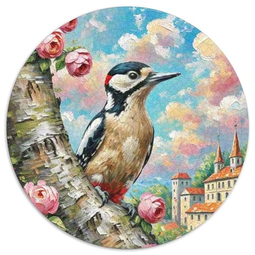 Spetz 1000 Teile Schwieriges Großes Stressabbau-Spielzeug Tiere Rundes Puzzle Für Erwachsene Und Kinder Pädagogisches 1000pcs (67.5x67.5cm) von NRVASOZHK