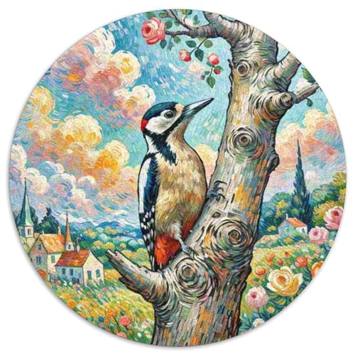 Spetz 1000 Teile Schwieriges Großes Stressabbau-Spielzeug Tiere Rundes Puzzle Für Erwachsene Und Kinder Pädagogisches Geburtstags Weihnachten Geschenke 1000pcs (67.5x67.5cm) von NRVASOZHK