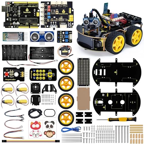NRXNNDVAK 4WD Multi BT Smart Car Kit Robot Upgraded V2.0 W/LED Display Stem EDU/Scratch Programming DIY Robot Car von NRXNNDVAK