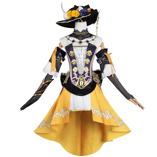 NSPSTT Genshin Impact Navia Cosplay Navia Kleid Genshin Cosplay Kostüm für Frauen Full Set NSPSTT Genshin Impact Navia Cosplay Navia Kleid Genshin Cosplay Kostüm für Frauen Full Set von NSPSTT