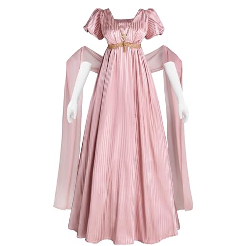 NSPSTT Regency-Kleid für Damen, Übergröße, viktorianisches Ballkleid, 1800er-Jahre-Kostüm, Daphne-Kostüm, Pink, XS NSPSTT Regency-Kleid für Damen, Übergröße, viktorianisches Ballkleid, 1800er-Jahre-Kostüm, Daphne-Kostüm, Pink, XS von NSPSTT