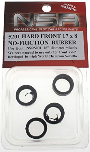 NSR Zubehör 805201 Hard Front 17 x 8 No-Friction Rubber von NSR