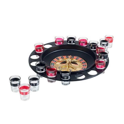 NSSXSN 1 Stück Roulette Casino Trinkspiel Russisches Roulette Spinning und Trinkroulette Perfekt für den Familienspielabend von NSSXSN