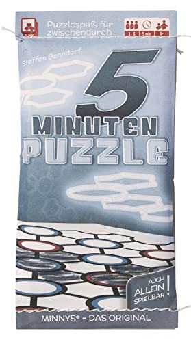 NSV - 3612 - MINNYS - 5 Minuten Puzzle - Kleines Würfelspiel - Plastikfrei von NSV