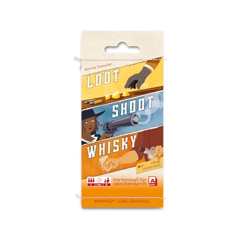 NSV - 3613 - MINNYS - Loot, Shoot, Whisky - Kleines Kartenspiel - Plastikfrei NSV - 3613 - MINNYS - Loot, Shoot, Whisky - Kleines Kartenspiel - Plastikfrei von NSV