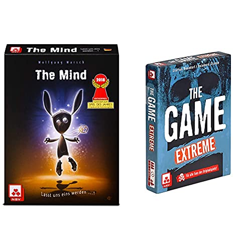 NSV - 4059 - The Mind - Kartenspiel & 4041 - The Game - Extreme - Kartenspiel von NSV