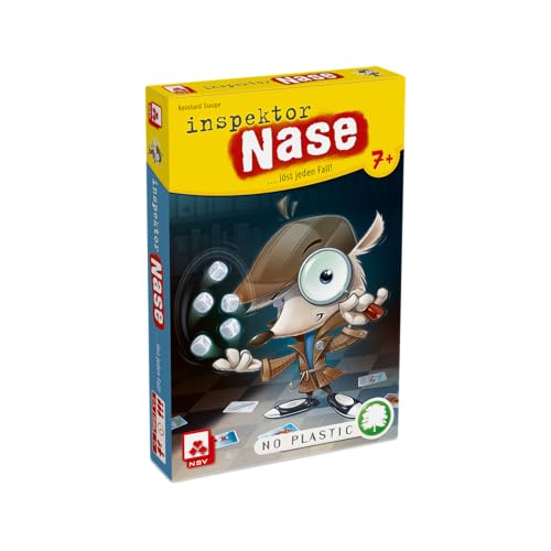 NSV - 4513 - Inspektor Nase - empfohlenes Kinderspiel des Jahres 2021 - Detektivspiel für Kinder - Ohne Plastik von NSV