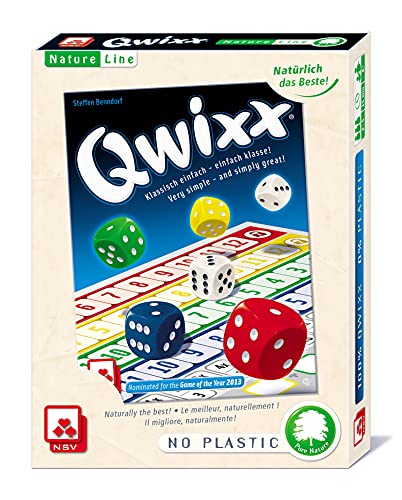 NSV - 5301 - QWIXX - Natureline - plastikfreies & nachhaltiges Würfelspiel von NSV