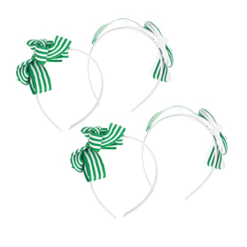 NTALJC DIY -Kopfschmuck Requisiten 4PCS Green Stripe Hair Hoop für Frauen St. Patrick's Day Feier NTALJC DIY -Kopfschmuck Requisiten 4PCS Green Stripe Hair Hoop für Frauen St. Patrick's Day Feier von NTALJC