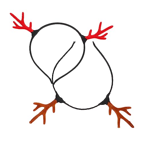 NTALJC Weihnachten Party Kopfschmuck Rentiere Antler Stirnband Haare Bühnenbilder Haartband für Frauen NTALJC Weihnachten Party Kopfschmuck Rentiere Antler Stirnband Haare Bühnenbilder Haartband für Frauen von NTALJC