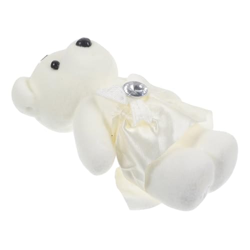 Riesenbärenkuchendekorationen 10pcs Mini Plüschbärenpuppen für Hochzeitsstrauß von NTALJC