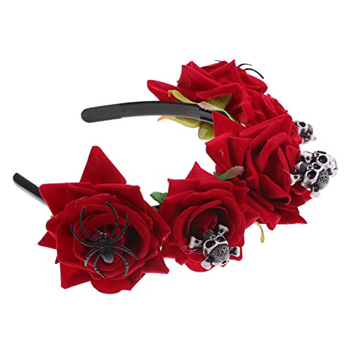 Stirnband Head Bands Halloween Spider Web Masken Tag des toten Kostüms Halloween -Linsen Gesicht Halloween Accessoires Halloween Dekor Cosplay Schädel Kopfschmuck Schädel Haare rotes Tuch rotes Tuch Stirnband Head Bands Halloween Spider Web Masken Tag des toten Kostüms Halloween -Linsen Gesicht Halloween Accessoires Halloween Dekor Cosplay Schädel Kopfschmuck Schädel Haare rotes Tuch rotes Tuch von NTALJC