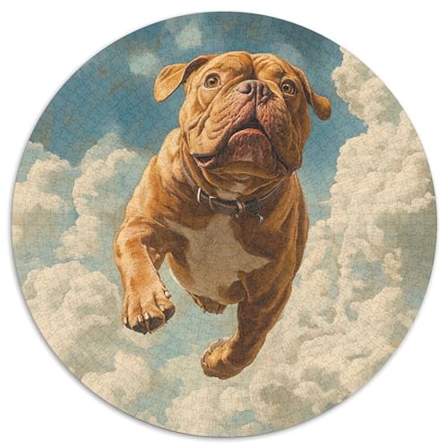 Bulldog Rundes 1000 Puzzle DIY Rund Jigsaw Puzzle Für Erwachsene Und Kinder Ab 12 Jahren Kreative Erwachsene Hohe Qualität Aus Recycelten Materialien Stressfreisetzung Spielzeug 1000pcs (67.5x67.5cm) Bulldog Rundes 1000 Puzzle DIY Rund Jigsaw Puzzle Für Erwachsene Und Kinder Ab 12 Jahren Kreative Erwachsene Hohe Qualität Aus Recycelten Materialien Stressfreisetzung Spielzeug 1000pcs (67.5x67.5cm) von NTBSDVKDO