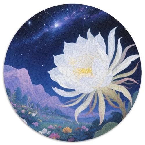 Epiphyllum Puzzles 1000 Teile Unregelmäßige Einzigartige Puzzles Rundfür Erwachsene Kreative Erwachsene Hohe Qualität Aus Recycelten Materialien Stressfreisetzung Spielzeug 1000pcs (67.5x67.5cm) von NTBSDVKDO