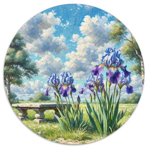 Iris Puzzles 1000 Teile Künstlerisches Pflanze Rund Jigsaw Puzzle Für Erwachsene Und Kinder Ab 12 Jahren Schwieriges Unmögliches Puzzle Für Präzise Schnittführung Bildungswert 1000pcs (67.5x67.5cm) Iris Puzzles 1000 Teile Künstlerisches Pflanze Rund Jigsaw Puzzle Für Erwachsene Und Kinder Ab 12 Jahren Schwieriges Unmögliches Puzzle Für Präzise Schnittführung Bildungswert 1000pcs (67.5x67.5cm) von NTBSDVKDO