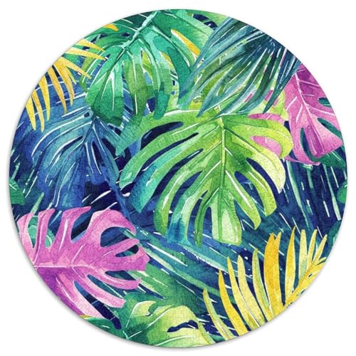 Palmblätter Rundes 1000 Puzzle Unregelmäßige Einzigartige Rund Jigsaw Puzzles Geeignet Ab 12 Jahren Schwieriges Unmögliches Puzzle FürHohe Qualität Aus Recycelten Materialien Stressabbau-Spielzeug 10 Palmblätter Rundes 1000 Puzzle Unregelmäßige Einzigartige Rund Jigsaw Puzzles Geeignet Ab 12 Jahren Schwieriges Unmögliches Puzzle FürHohe Qualität Aus Recycelten Materialien Stressabbau-Spielzeug 10 von NTBSDVKDO
