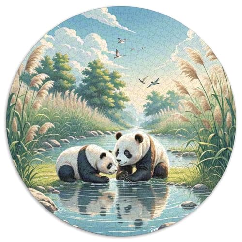 Panda Rundes 1000 Puzzle Künstlerisches Tiere Rundes Puzzlefür Erwachsene Und Kinder Ab 12 Jahren Schwieriges Hohe Qualität Aus Recycelten MaterialienStressfreisetzung Spielzeug 1000pcs (67.5x67.5cm) Panda Rundes 1000 Puzzle Künstlerisches Tiere Rundes Puzzlefür Erwachsene Und Kinder Ab 12 Jahren Schwieriges Hohe Qualität Aus Recycelten MaterialienStressfreisetzung Spielzeug 1000pcs (67.5x67.5cm) von NTBSDVKDO