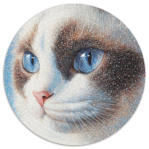 Ragdoll 1000 Stück Künstlerisches Circular Puzzles Für Erwachsene Kinder Pädagogisches Präzise Schnittführung Bildungswert 1000pcs (67.5x67.5cm) von NTBSDVKDO