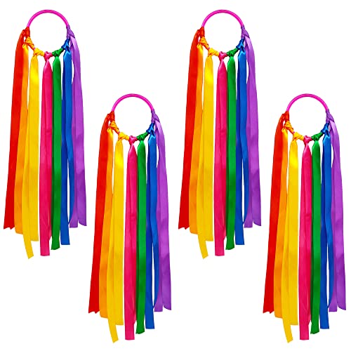 Niuhong 4 Pcs Regenbogenbänder Rainbow Ribbon Regenbogen Band Tanzbänder Mehrfarbig Gymnastik Rhythmische Band Hand Gehalten Bunt Bänder Gymnastikband Mit Griff Party-Aktivitäten Zubehör Dekoration Niuhong 4 Pcs Regenbogenbänder Rainbow Ribbon Regenbogen Band Tanzbänder Mehrfarbig Gymnastik Rhythmische Band Hand Gehalten Bunt Bänder Gymnastikband Mit Griff Party-Aktivitäten Zubehör Dekoration von Niuhong