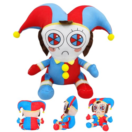 NTEVXZ 25cm Cir-cus Joker Plush Toy,Clown Plüsch Puppe,Soft Plüschtier Kuscheltier Plush Toys, Clowns Gifts for Kinder Adults Fans von NTEVXZ