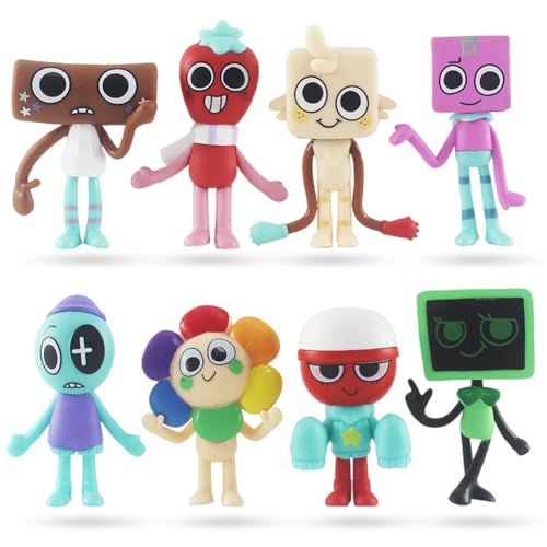 NTEVXZ 8 Stück Dandy Cartoon Figure,Dandy Figures Set,Dandy Figures Modell,Dandy Cake Topper Figure,Kinder Geburtstags Party Kuchen Dekoration,Geschenke für Dandy Fans NTEVXZ 8 Stück Dandy Cartoon Figure,Dandy Figures Set,Dandy Figures Modell,Dandy Cake Topper Figure,Kinder Geburtstags Party Kuchen Dekoration,Geschenke für Dandy Fans von NTEVXZ