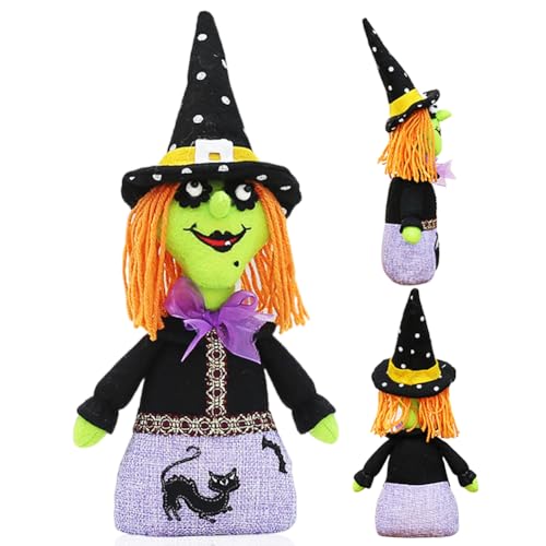 NTEVXZ Halloween Puppe Plüsch, Halloween Hexenpuppen, Gefüllte Plüsch Halloween Dekoration,Kuschelspielzeug für Halloween Kinder und Erwachsene NTEVXZ Halloween Puppe Plüsch, Halloween Hexenpuppen, Gefüllte Plüsch Halloween Dekoration,Kuschelspielzeug für Halloween Kinder und Erwachsene von NTEVXZ