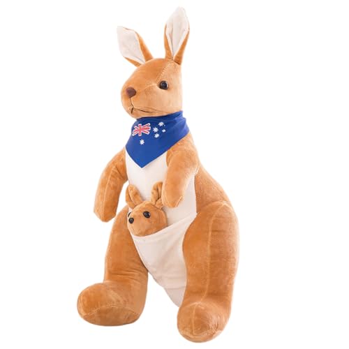 NTEVXZ Känguru Plüschtiere,Stofftier Känguru,Mutter und Kind Känguru Puppe,Känguru Halten Baby Stofftier,Geburtstagsgeschenk für Kinder NTEVXZ Känguru Plüschtiere,Stofftier Känguru,Mutter und Kind Känguru Puppe,Känguru Halten Baby Stofftier,Geburtstagsgeschenk für Kinder von NTEVXZ