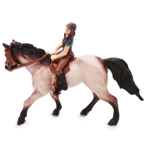 NTEVXZ Realistische Pferdefiguren, Pferde Tiere-Figuren, Pferde Figur mit Rider Sattel, Pferde Spielzeug Set, Pferd Tier Figuren Spielzeug Modell, für Kinder Geschenk, Pädagogisches Spielzeug NTEVXZ Realistische Pferdefiguren, Pferde Tiere-Figuren, Pferde Figur mit Rider Sattel, Pferde Spielzeug Set, Pferd Tier Figuren Spielzeug Modell, für Kinder Geschenk, Pädagogisches Spielzeug von NTEVXZ