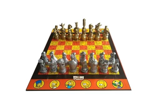 Schach für Puppen, hochwertige Deko-Schach, Cartoon Schach für Puppen, Kinder, Studenten und Schach für Kinder Familienspiele (Color : B) von NTIYOU
