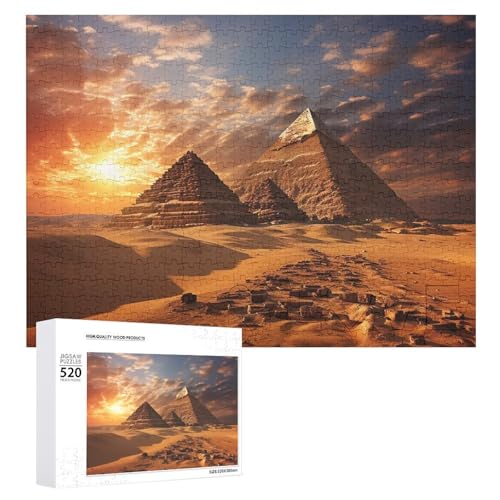 Puzzle für Erwachsene, ägyptische Pyramiden, herausforderndes Spiel, Puzzle mit Buchstaben auf der Rückseite, personalisiertes Puzzle, perfekt für Spielabende, Heimdekoration, Geschenk Puzzle für Erwachsene, ägyptische Pyramiden, herausforderndes Spiel, Puzzle mit Buchstaben auf der Rückseite, personalisiertes Puzzle, perfekt für Spielabende, Heimdekoration, Geschenk von NTVOWPZO
